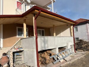 uygulama örnekleri - eksiz oluk - çatı oluk - kenet çatı