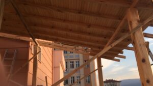 uygulama örnekleri - eksiz oluk - çatı oluk - kenet çatı