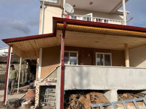 uygulama örnekleri - eksiz oluk - çatı oluk - kenet çatı