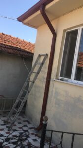 uygulama örnekleri - eksiz oluk - çatı oluk - kenet çatı