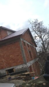 uygulama örnekleri - eksiz oluk - çatı oluk - kenet çatı