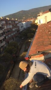uygulama örnekleri - eksiz oluk - çatı oluk - kenet çatı