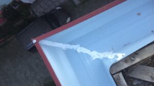 uygulama örnekleri - eksiz oluk - çatı oluk - kenet çatı